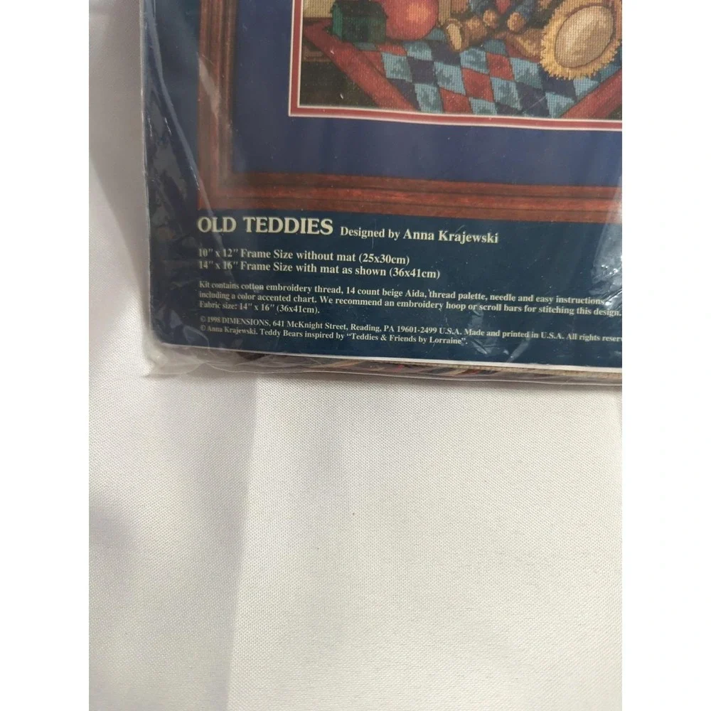 Old Teddies 1998 Sunset Dimensions Needlepoint - #13653 10